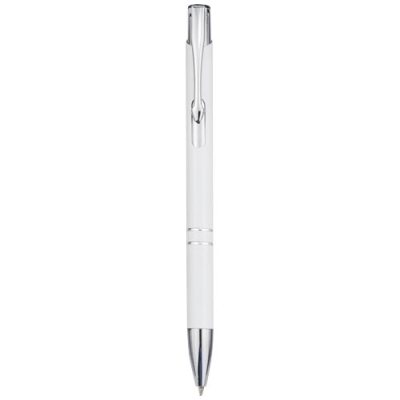 Шариковая ручка Moneta из переработанного алюминия, белый