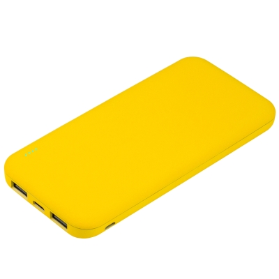 Внешний аккумулятор с подсветкой Luce Lemoni 10000 mAh, желтый, желтый, пластик