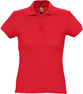 Рубашка поло женская Passion 170, красная, красный, хлопок