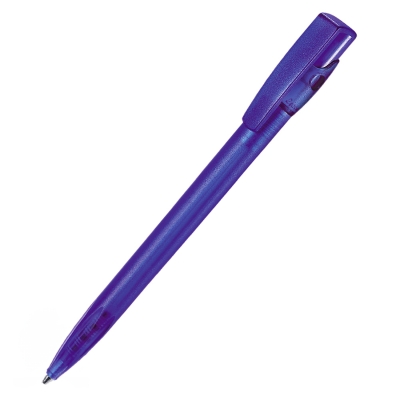 KIKI FROST, ручка шариковая, фростированный синий, пластик, синий, пластик