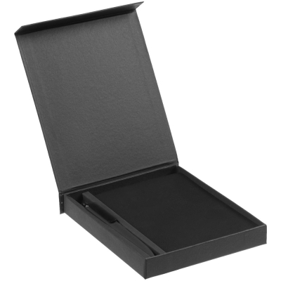 Набор Chillout Mini, черный, черный, искусственная кожа; металл; пластик; покрытие софт-тач; переплетный картон