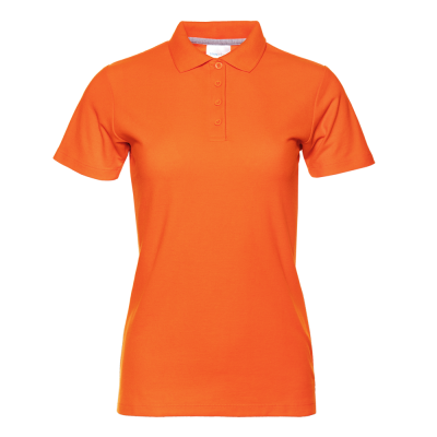 Рубашка поло женская STAN хлопок/полиэстер 185, 04WL, Оранжевый, оранжевый, 185 гр/м2, хлопок