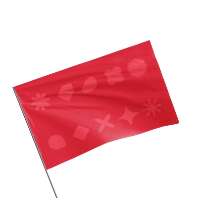 Флаг на полиэфирном шелке с сублимацией 4+0