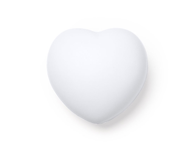 Антистресс BIKU в форме сердца, белый, пластик