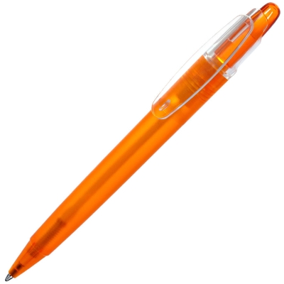 OTTO FROST, ручка шариковая, фростированный оранжевый, пластик, оранжевый, пластик