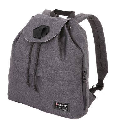 Рюкзак WENGER 13'', cерый, ткань Grey Heather/ полиэстер 600D PU , 33х13х39 см, 16 л, серый