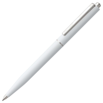 Ручка шариковая Senator Point, ver.2, белая, белый, пластик; металл