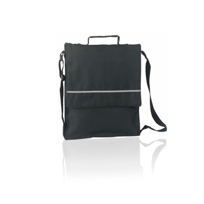 Конференц-сумка MILAN, черный, 32 х 24 x 4 см,  100% полиэстер 600D, черный, 100% полиэстер 600d
