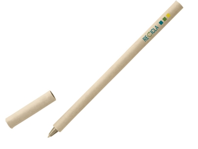 Шариковая ручка из крафт-бумаги «RECICLA», натуральный, бумага
