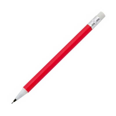 Механический карандаш CASTLE, красный, пластик, красный, пластик