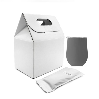 Набор Coffee Box c кофером софт-тач CO12s (серый), серый