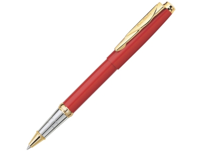 Ручка-роллер «Gamme Classic», красный, желтый, серебристый, металл