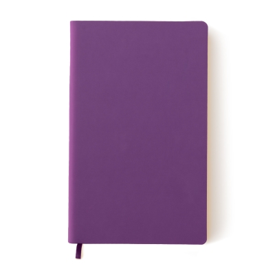 Блокнот Lux Touch, фиолетовый, кожзам