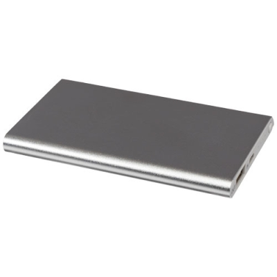 Алюминиевый повербанк Pep емкостью 4000 мА/ч, серый