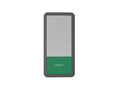 Внешний аккумулятор «NEO Bright», 10000 mAh, зеленый, серый, пластик