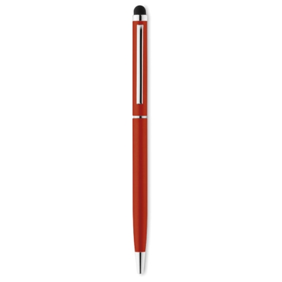 Ручка-стилус, красный, алюминий