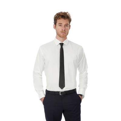 Рубашка мужская с длинным рукавом Black Tie LSL/men, белый, хлопок