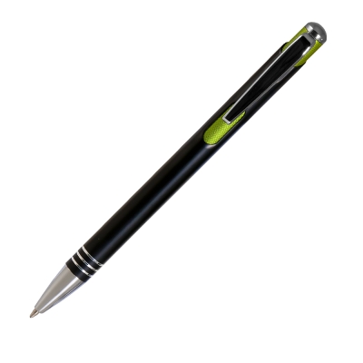 Шариковая ручка Bello, черная/оливковая, черный
