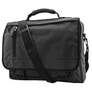 Конференц-сумка с отделением для ноутбука "Portfolio"; серый; 39,5х30х7 см; нейлон; шелкография, серый