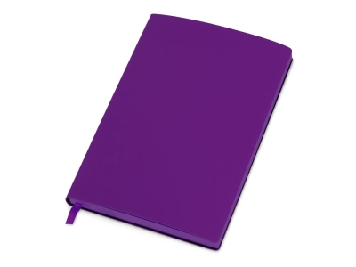 Бизнес-блокнот А5 «C1» soft-touch, фиолетовый, кожзам, soft touch