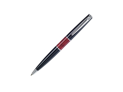 Ручка шариковая «Libra», черный, красный, серебристый, металл, акрил
