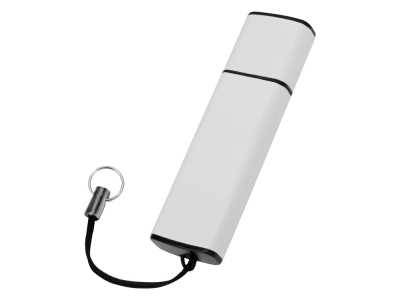 USB-флешка на 16 Гб «Borgir» с колпачком, белый, металл