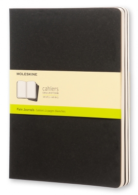 Блокнот Moleskine CAHIER JOURNAL QP323 XLarge 190х250мм обложка картон 120стр. нелинованный черный (3шт) Блокнот Moleskine CAHIER JOURNAL QP323 XLarge 190х250мм обложка картон 120стр. нелинованный черный (3шт)