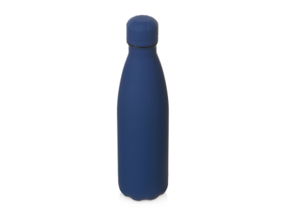 Вакуумная термобутылка «Vacuum bottle C1», soft touch, 500 мл, синий, металл, soft touch