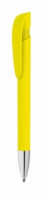 Ручка шариковая Yes F Si (желтый), желтый, пластик