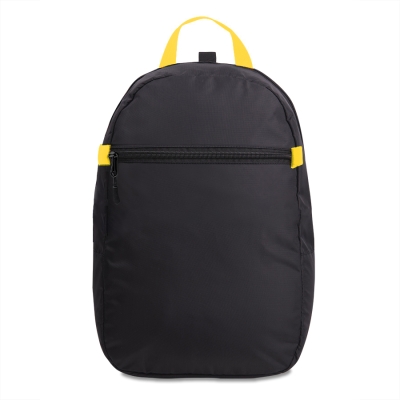 Рюкзак INTRO, жёлтый/чёрный, 100% полиэстер, желтый, черный, материал верха oxford, 100% полиэстер