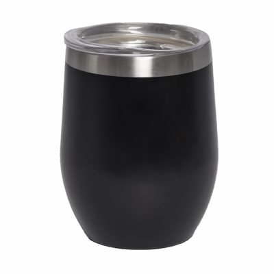 Термокружка ERGO, 350мл. черный, нержавеющая сталь, пластик, черный, нержавеющая сталь, пластик