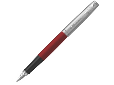 Ручка перьевая Parker Jotter Originals, M, красный, серебристый, металл