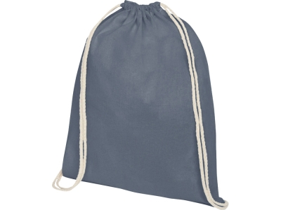 Рюкзак со шнурком «Oregon», серый, хлопок