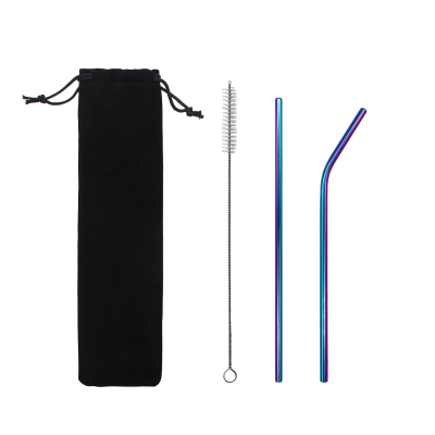 Набор многоразовых трубочек гальванических Оnlycofer Х black (спектр), спектр, металл