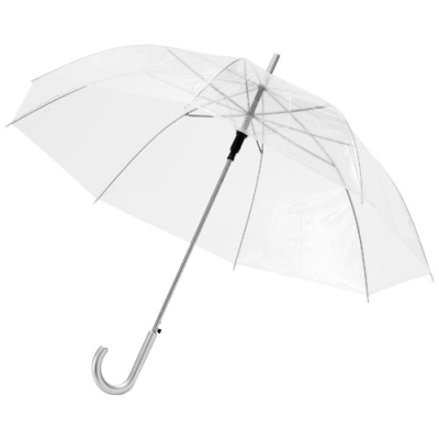 Прозрачный автоматический зонт Kate 23", белый