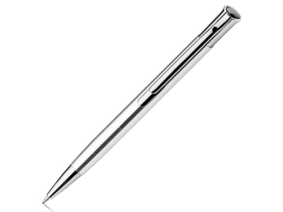 Ручка металлическая шариковая, серебристый, металл