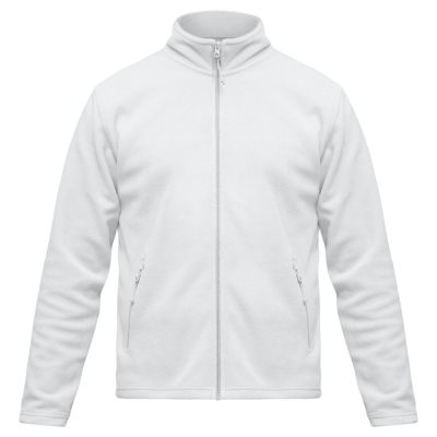 Куртка ID.501 белая, белый, полиэстер 100%, плотность 280 г/м²; флис (микрофлис)