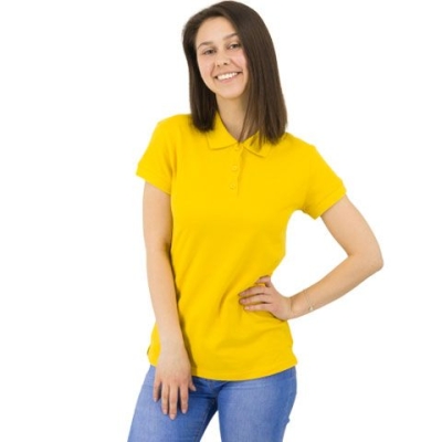 Рубашка поло Rock Lady, женская (желтая, S), желтый, хлопок