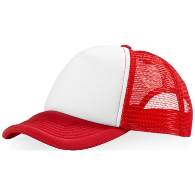 5-панельная кепка Trucker, красный