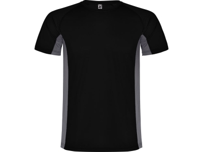 Спортивная футболка «Shanghai» мужская, черный, серый, полиэстер