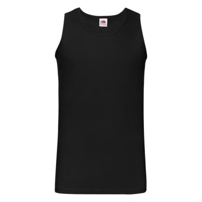 Майка мужская "Athletic Vest", черный_2XL, 100% х/б, 160 г/м2, черный, 100% хлопок, 160 г/м2