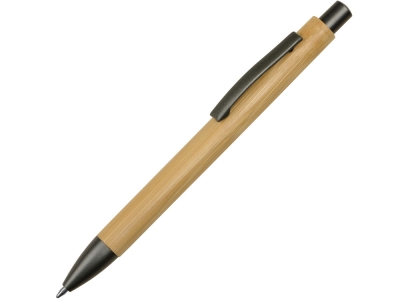 Ручка бамбуковая шариковая «Tender Bamboo», серый, пластик, бамбук