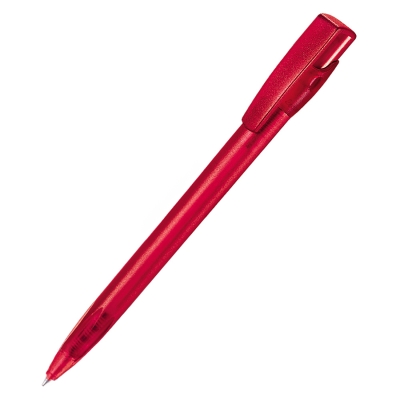 KIKI FROST, ручка шариковая, фростированный красный, пластик, красный, пластик