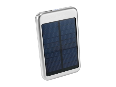 Внешний аккумулятор «Bask Solar», 4000 mAh, серебристый, пластик