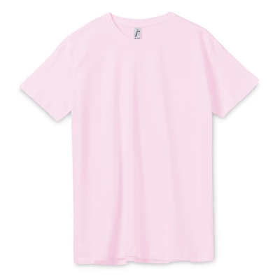 Футболка унисекс Regent 150, светло-розовая, розовый, хлопок