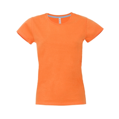 Футболка женская "California Lady", оранжевый, S, 100% хлопок, 150 г/м2, оранжевый, 100% хлопок, плотность 150 г/м2