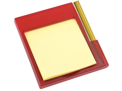 Подставка на магните «Для заметок», красный, желтый, дерево, пластик