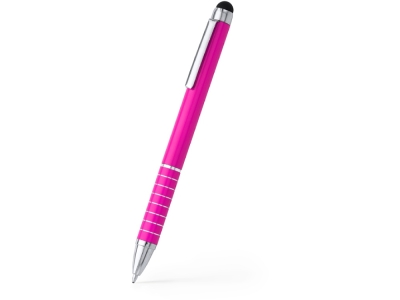 Ручка-стилус металлическая шариковая CANAIMA, розовый