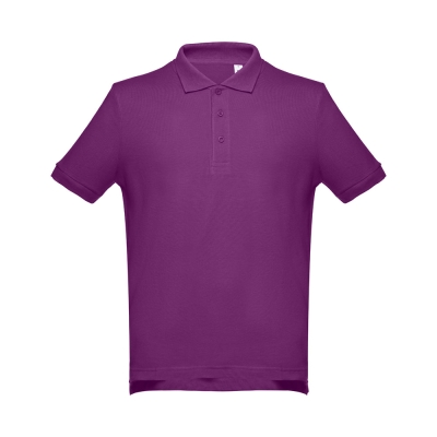 Рубашка поло мужская ADAM, фиолетовый, хлопок