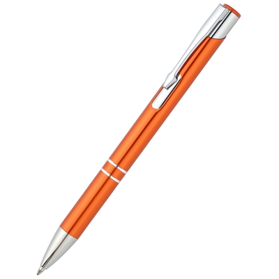 Ручка металлическая Holly, оранжевая, оранжевый